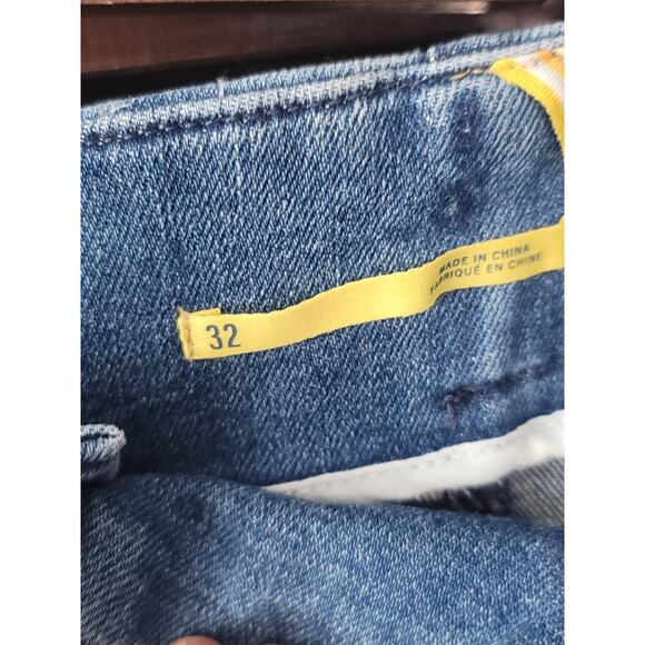 Anthropologie Maeve Bombshell Slim Straight Jeans - 32 Waist New - Picture 9 of 12